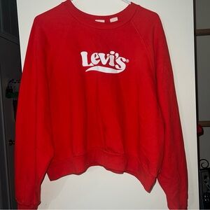 Levi's Women's Bold Red Logo Sweatshirt